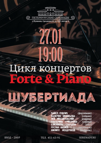 Концерт из цикла «Forte&Piano»